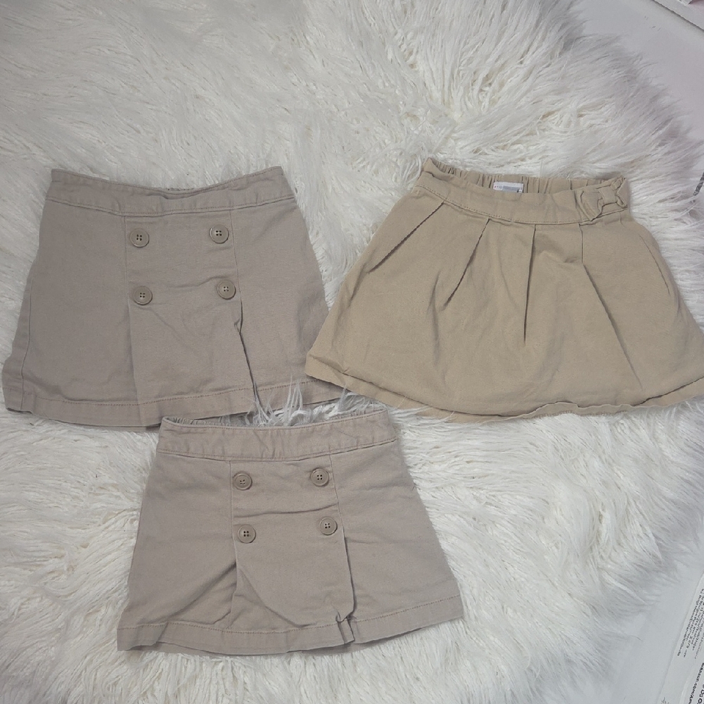 Stylish Tan Skorts Set Sz 5T